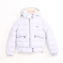 Veste gonflée en peluche de rembourrage de fille